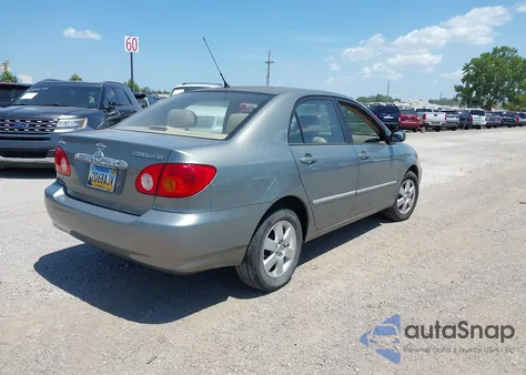 2004 Toyota Corolla Le z USA, uszkodzony, nr VIN 1NXBR38E84Z297433